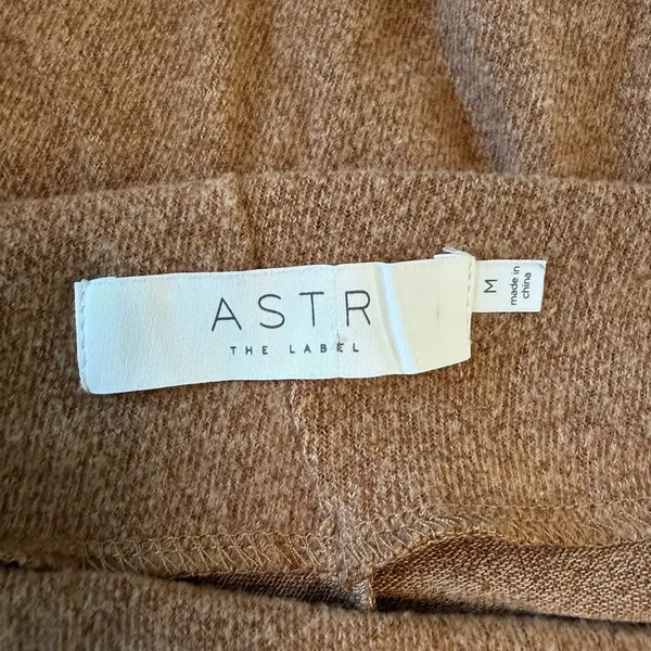 Astr The Label Top Brown Off The Shoulder Long‎ Sleeve Medium Going Out Feminine - Image 2