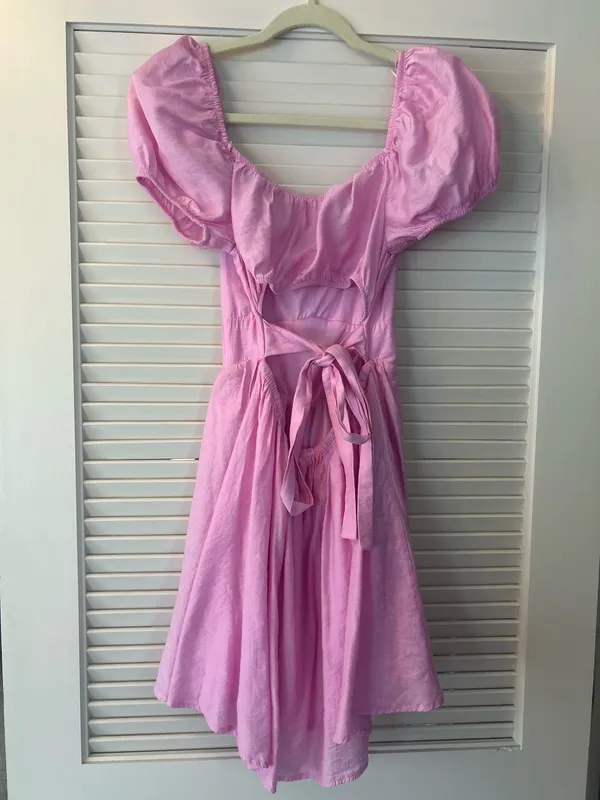 Blu Pepper Pink Baby Doll Mini Dress - Image 4
