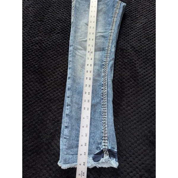 Rock Revival‎ Jeans Womens Blue Janelle Capri Wash Denim Size 25 - Image 12