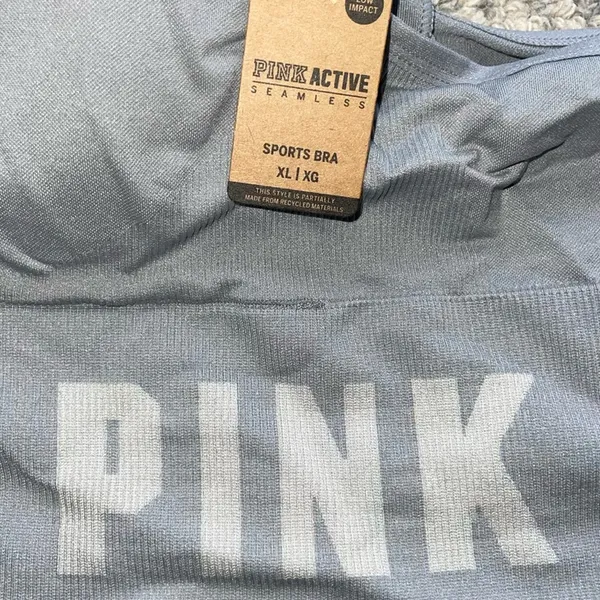 Grey Victoria’s Secret sports bra - Image 2