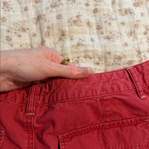 Old Navy Red Cotton Women's Shorts - Image 8