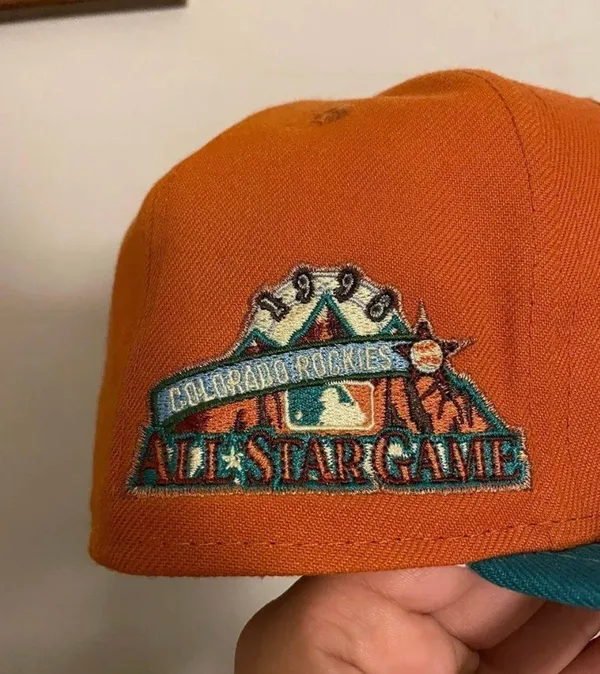 New Era Myfitteds Colorado Rockies 1998 ASG “Mesa Verde NP inspired size 7 1/4 brand new very rare - Image 4