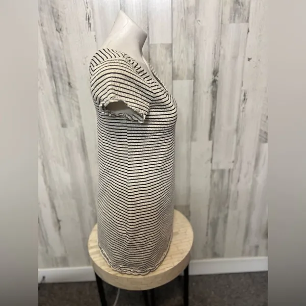 Stripped dress Gray Size L - Image 6