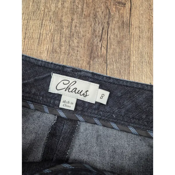 Chaus Dark Wash Trouser Jeans Pants Women's Size 8 - Image 2