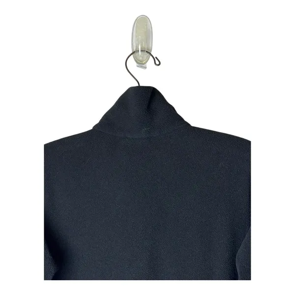 Patagonia Sweatshirt Women‎ Medium Black Quarter Zip Fleece Pullover Gorpcore - Image 4