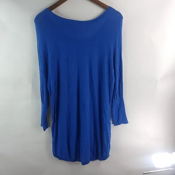 a.n.a. L Lapis Blue Stretch Mini Dress Tunic - Image 2