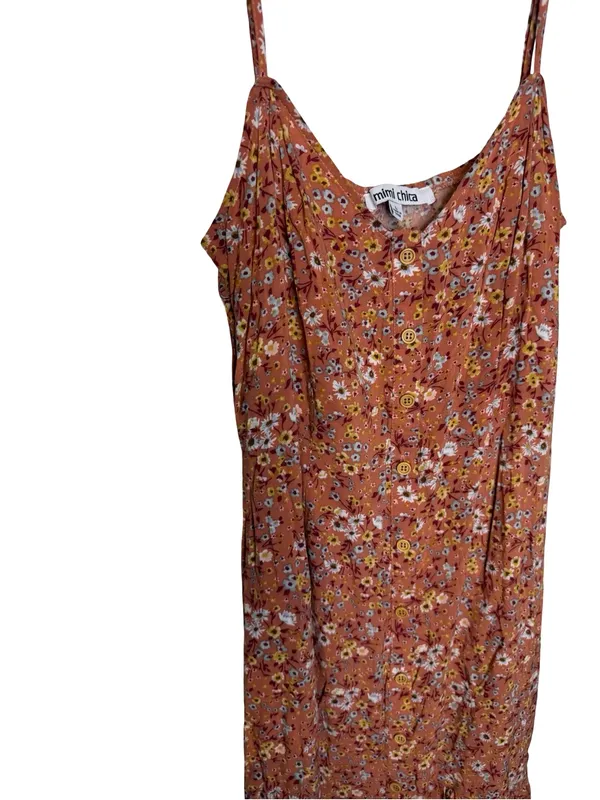 ✨‎ Mimi Chica Floral Button Front Maxi Dress Size Large ✨ - Image 3