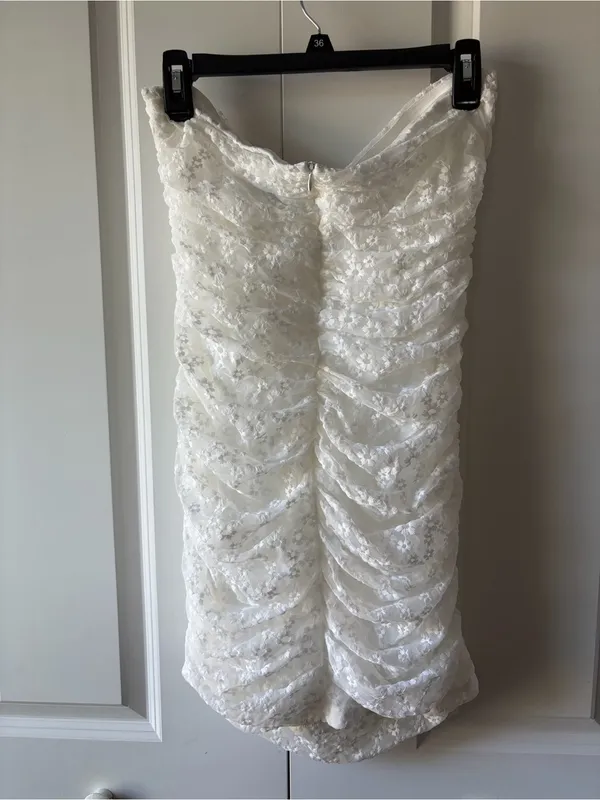 Hello Molly CUTEST LOOK MINI DRESS WHITE Size XL New with Tags - Image 4