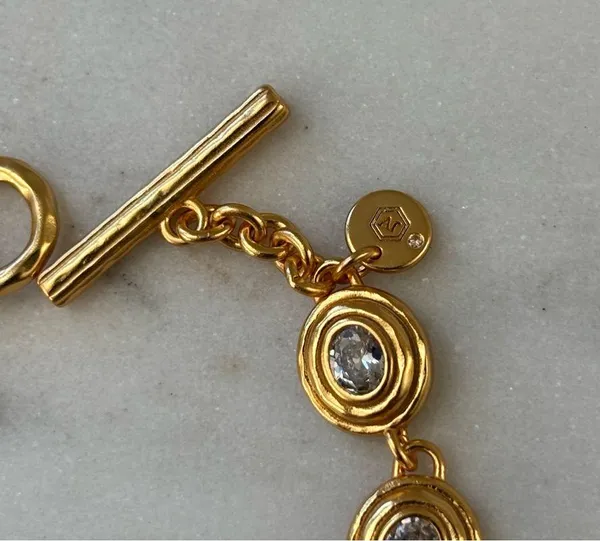 Julie Vos Gold and White bracelet - Image 8