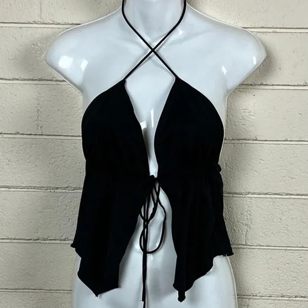 Princess Polly Chantria Top Black size 8 - Image 10