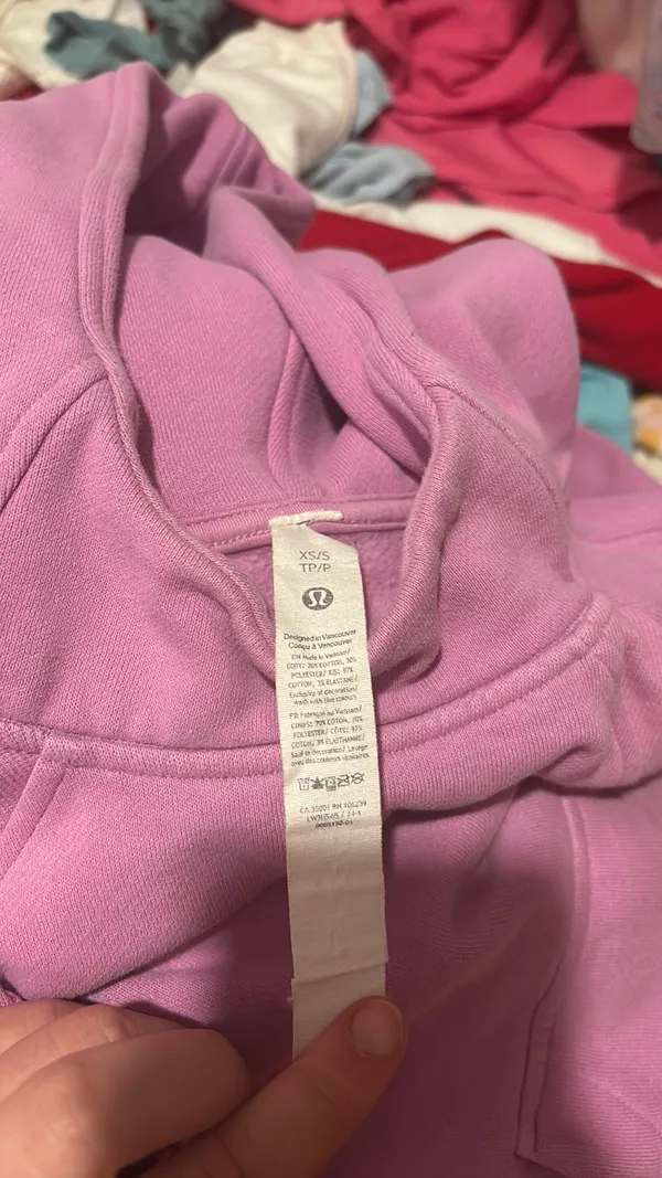 Lululemon Rare Pullover pink Cropped Sweatshirt   - Image 3
