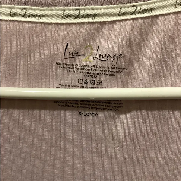 Sonoma Women's Pajama Top in Light Purple - Image 3
