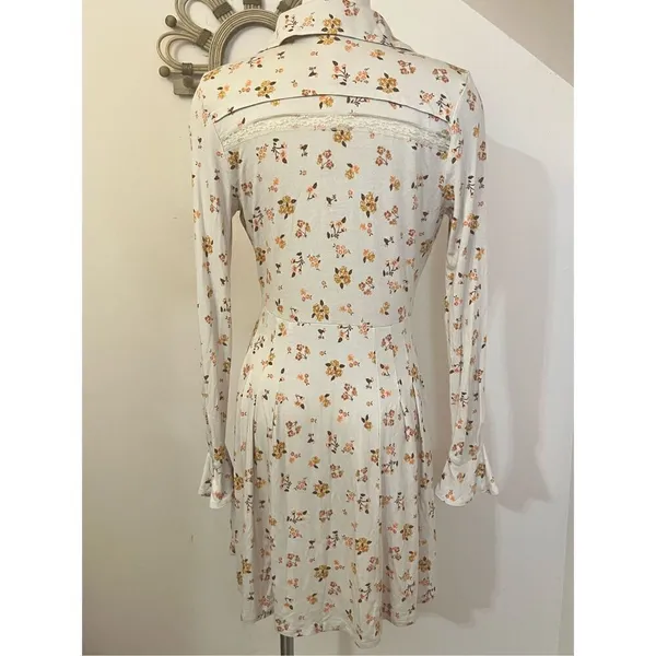 Free People Good Days Mini Dress in Light Combo M - Image 2