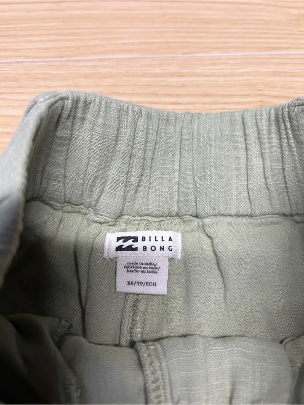 Billabong Tailor Made High Rise Shorts Avocado Green XS - Image 7