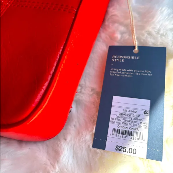 Red Cross Body Purse Bag ~ NWTS ~ With Red white Blue 4th July Straps handles - Image 2