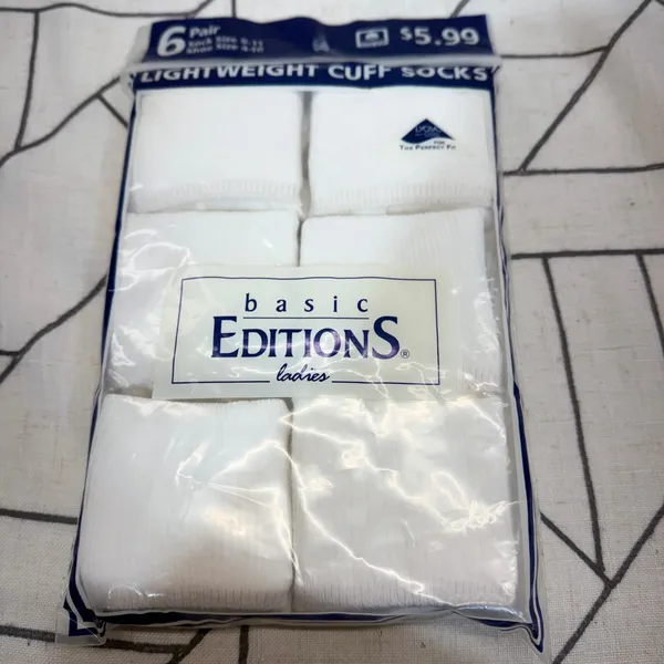 Basic Editions Lightweight VTG Cuff Socks 9 - Image 3