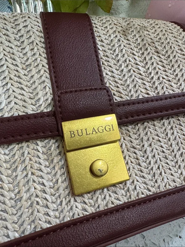🤎BULAGGI Summer Woven Bag Brown - Image 2