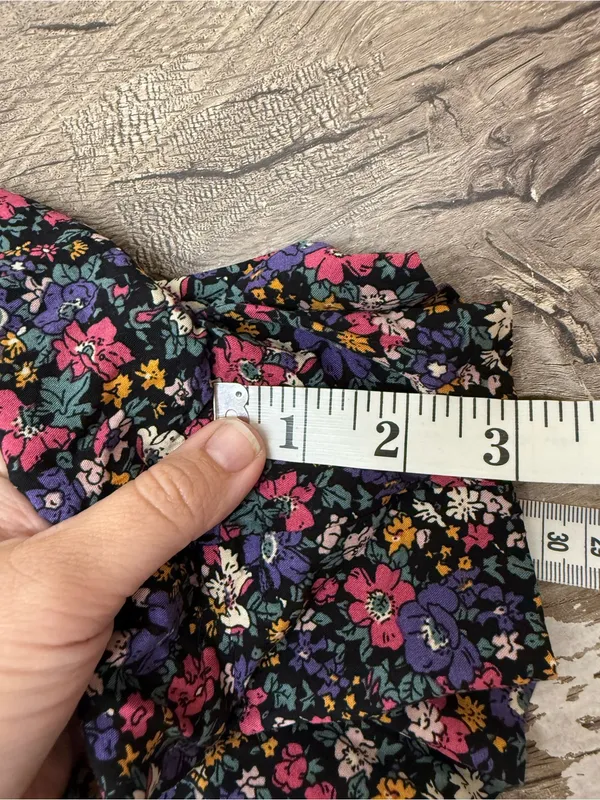Natural Life purple and pink floral print shorts‎ size xs NWT - Image 3