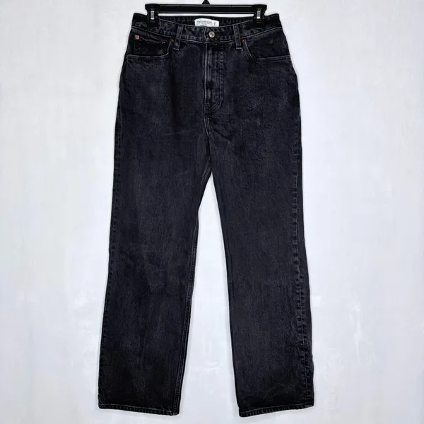 Abercrombie & Fitch Black Curve Love 90’s Relaxed Jeans - Image 3