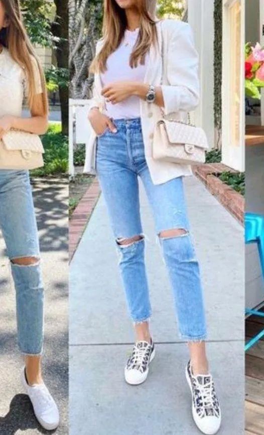 Jamie High Rise Shakedown Destroyed Distressed Hi-Waist Ripped Jeans 25 - Image 9