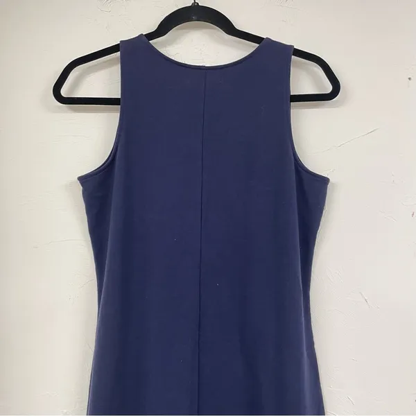 Lilly Pulitzer Navy Blue Cheryln Soft Shift Mini Dress Womens M Preppy Classic - Image 8