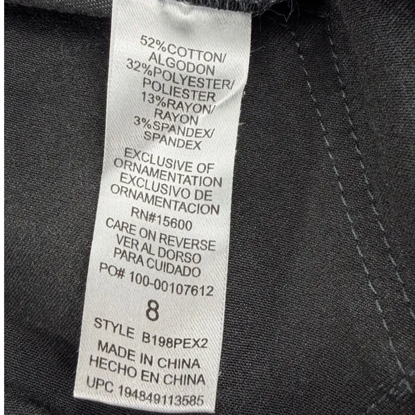 Democracy Absolution Gray Skinny Pants Women 8 Tummy Control Stretch B198PEX2 - Image 4