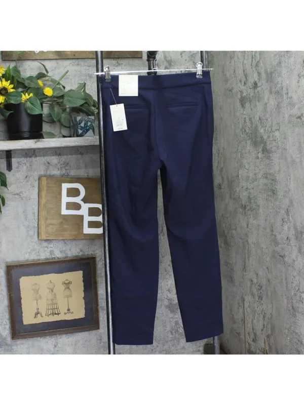 NWT A New Day High Rise Skinny Ankle Elastic Waist Pull On Pants Navy Blue 4 - Image 3