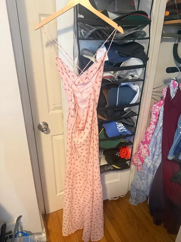 Pepper mayo pink maxi dress - Image 3