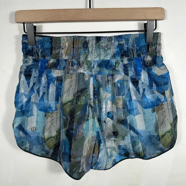 Lululemon Choose A Side Short 3” Sun Dazed Blue Black Night‎ Size 4 Reversible - Image 5