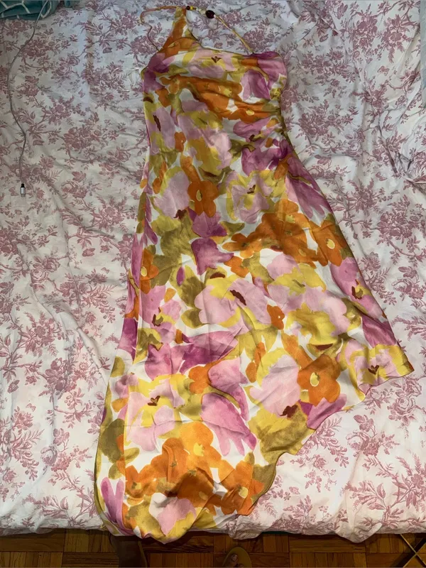 Anthropologie Bardot Andy One-Shoulder Asymmetrical Slip Dress Eurosummer - Image 7