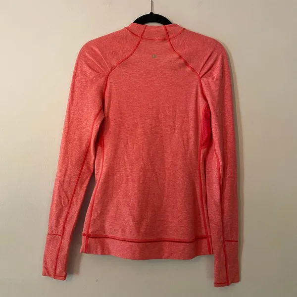 Lululemon Heathered Pink Long Sleeve Crewneck Shirt Athleisure Women's size 6 - Image 7