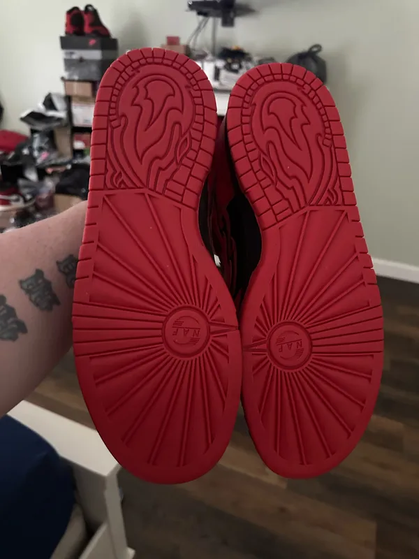Naf Naf Sneakers Red Size 14 - Image 3