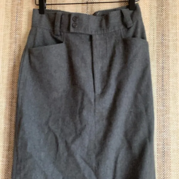 Ralph Lauren Polo Sport Sports Woman Size 4 Cashmere Wool Skirt Grey Fashion - Image 2