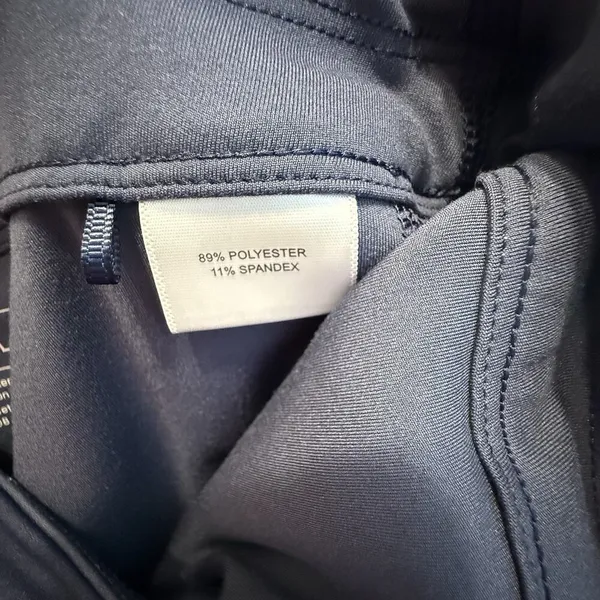 Peter Millar 18” Skort Sz XS Petal Hem Navy Blue Golf Tennis Skirt PullOn UPF50+ - Image 4