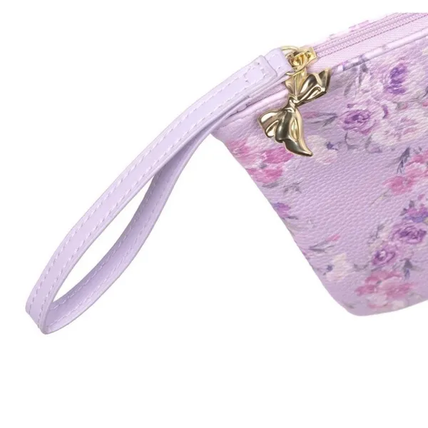 LoveShackFancy x Yoobi Happy Thoughts Floral Accessory Pouch Wristlet NWT - Image 3