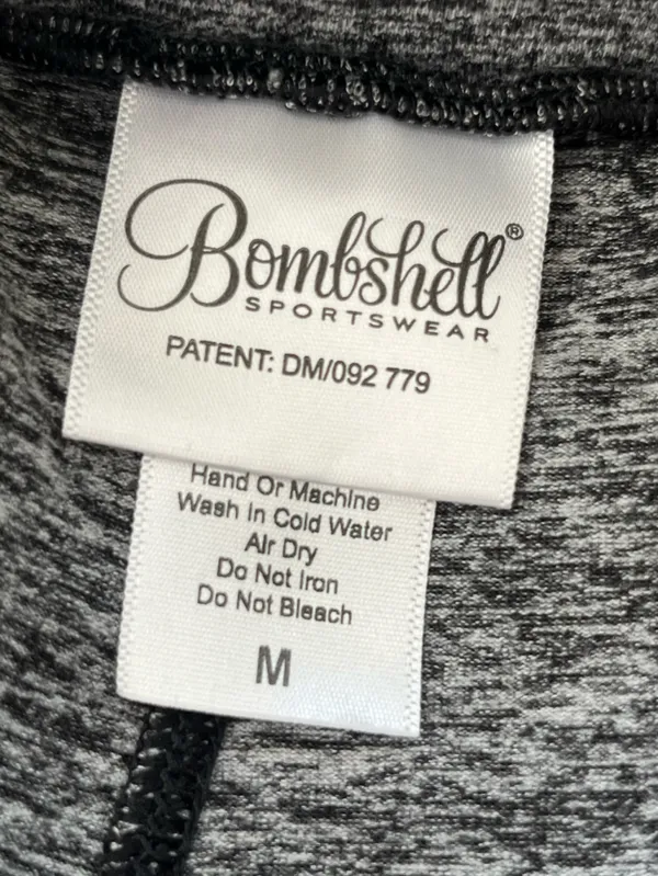 Bombshell sportswear OG sock leggings black grey medium - Image 7