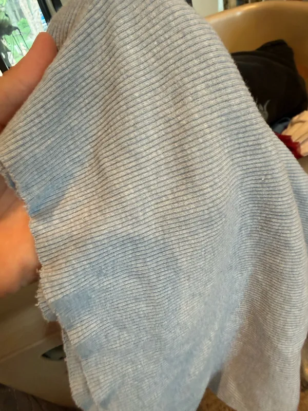 Brandy Melville Tank Top Crop Light Blue - Image 3