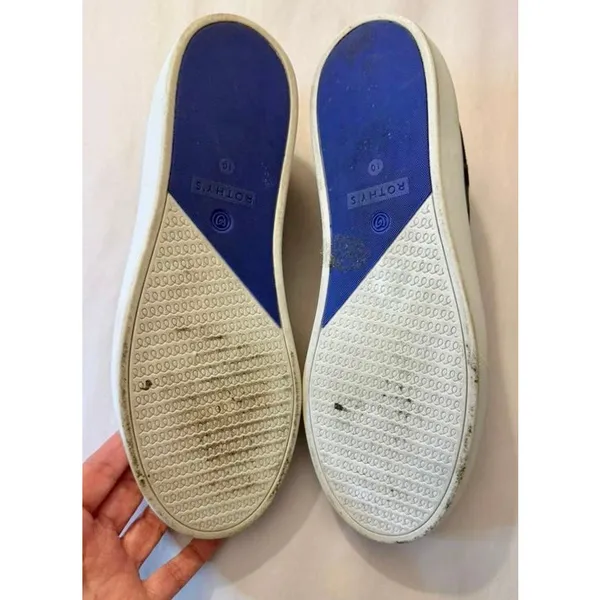 Rothy’s The Original Slip on Sneaker in Camo Grey Black Size 10 - Image 8