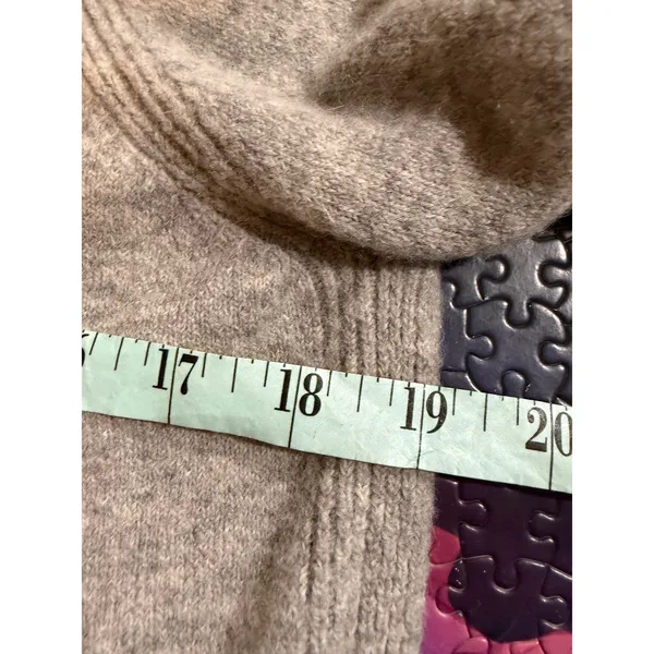 J.Crew‎ Womens Heather Gray Merino Alpaca Blend Turtleneck Sweater Dress - Image 8
