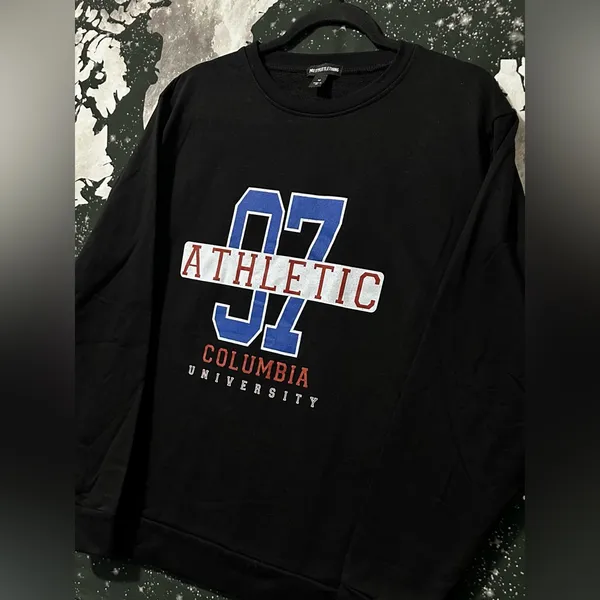 Pretty Little Thing Columbia University Athletic Pullover Sweatshirt - Image 3