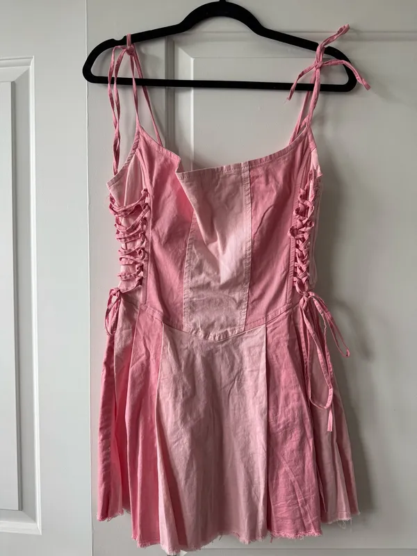 Mini Dress Pink Size L - Image 3