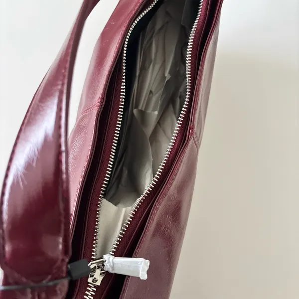 Princess Polly Burgundy Faux Leather Bag - Image 6