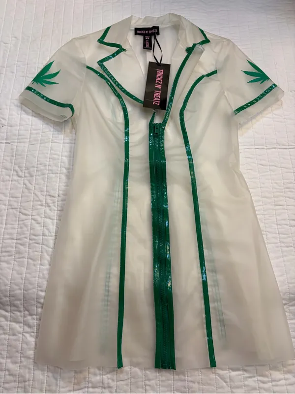 Dollskill HIGHLY CONTAGIOUS NURSE COSTUME weed nurse . NWT - Image 4