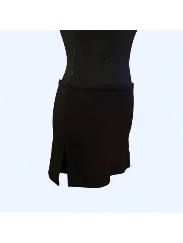 Vintage Y2K Rave City black coquette butterfly mini skirt Size Medium 🖤 - Image 6