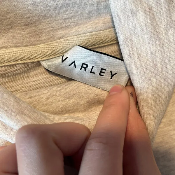 Varley Sweatshirt Women's Size XS Beige‎ Tan Athletic Cotton - Image 5