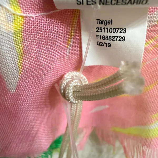 Lilly Pulitzer x Target 20th Anniversary Flamingo Scarf Sequin OS Sarong Coverup - Image 12