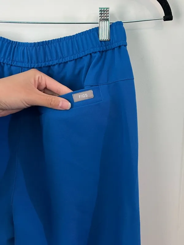 Figs Blue Jogger Scrub Pants XS/S - Image 3
