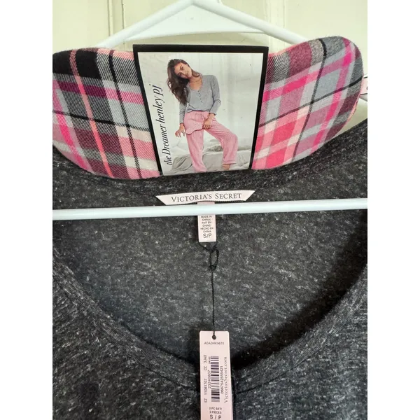 NWT‎ Victoria's Secret The Dreamer Henley pajama set with eye mask - Image 6