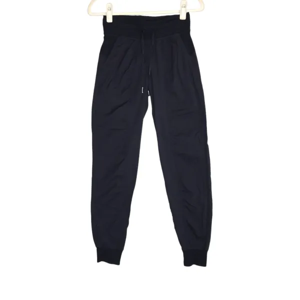 LULULEMON Dance Mid-Rise Jogger Pant Full Length Women 2 Black Sporty Everyday - Image 3