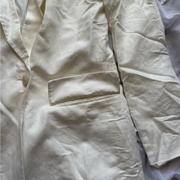 H&M Linen-Blend Blazer - Image 2